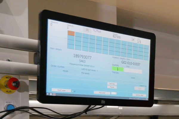 Software de gestionare a depozitelor pentru depozitarea pieselor mici